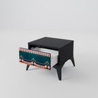 ROYAL COMPOSITION Nightstand in Black Finish