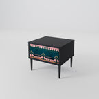 ROYAL COMPOSITION Nightstand in Black Finish