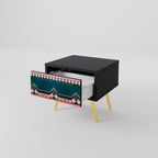 ROYAL COMPOSITION Nightstand in Black Finish