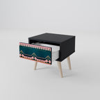 ROYAL COMPOSITION Nightstand in Black Finish
