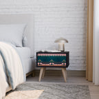 ROYAL COMPOSITION Nightstand in Black Finish