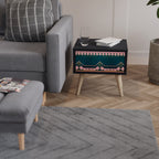 ROYAL COMPOSITION Nightstand in Black Finish