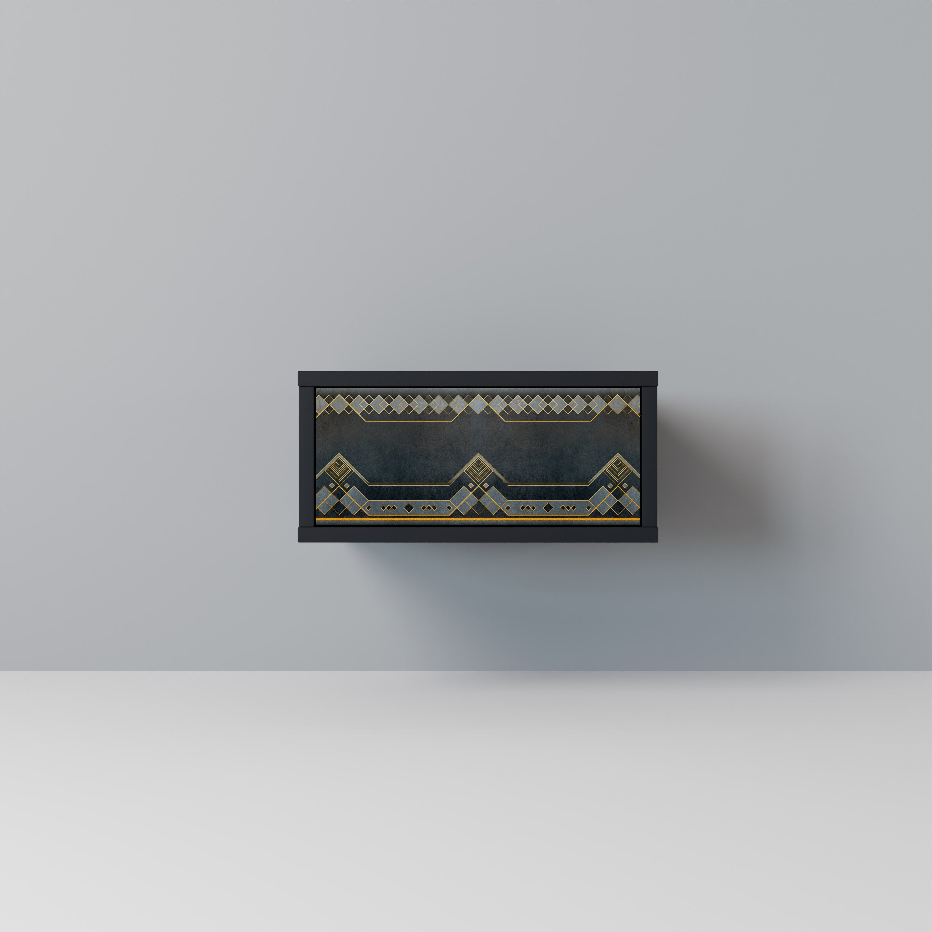 ROYAL ORDINARINESS Mesa de Cabeceira em Acabamento Preto