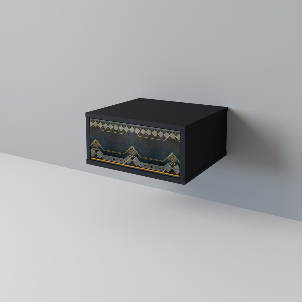 ROYAL ORDINARINESS Mesa de Cabeceira em Acabamento Preto