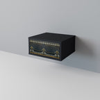 ROYAL ORDINARINESS Mesa de Cabeceira em Acabamento Preto