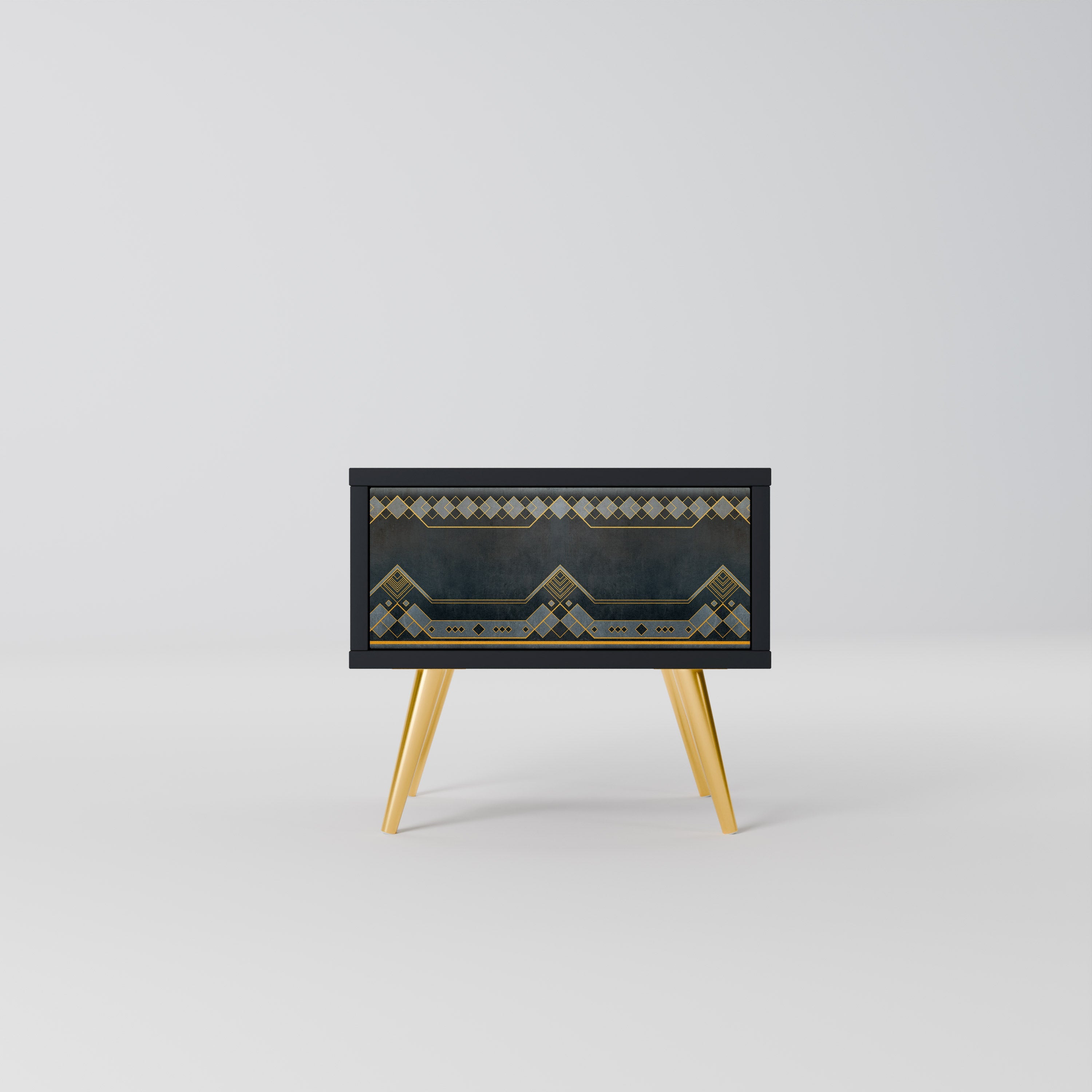 ROYAL ORDINARINESS Mesa de Cabeceira em Acabamento Preto