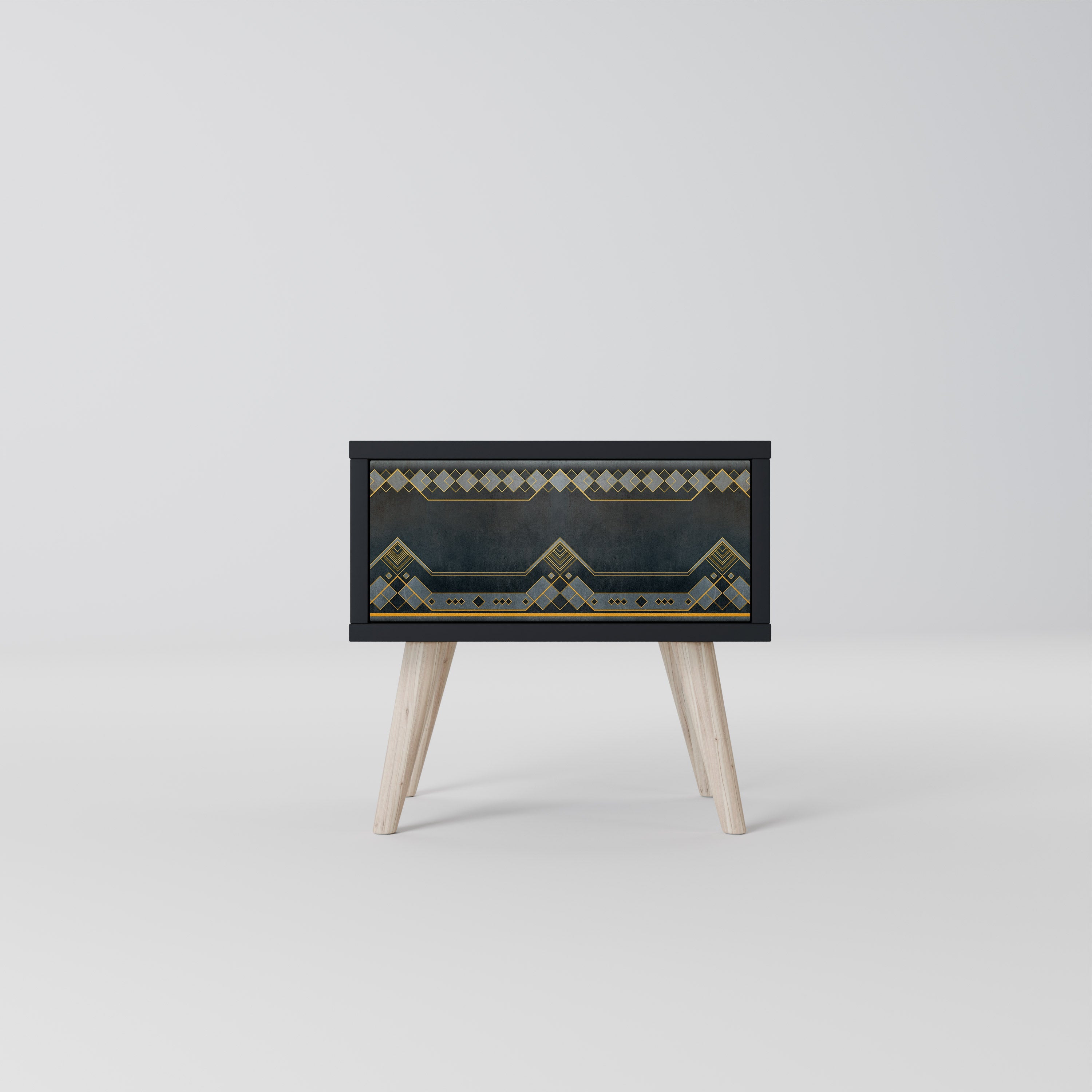 ROYAL ORDINARINESS Mesa de Cabeceira em Acabamento Preto