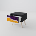 INDEPENDENT BORDER Mesa de Cabeceira em Acabamento Preto