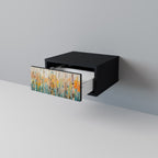 BIRCH KALEIDOSCOPE Nightstand in Black Finish