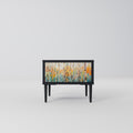 BIRCH KALEIDOSCOPE Nightstand in Black Finish
