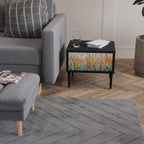 BIRCH KALEIDOSCOPE Nightstand in Black Finish