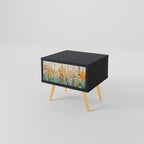 BIRCH KALEIDOSCOPE Nightstand in Black Finish