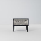 GRAIN LINES Mesa de Cabeceira em Acabamento Preto