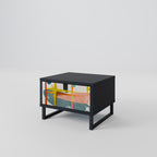 INTERSTELLAR VIBES Nightstand in Black Finish