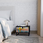 INTERSTELLAR VIBES Nightstand in Black Finish