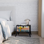 INTERSTELLAR VIBES Nightstand in Black Finish