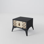 SEE MORE Nightstand in Black Finish