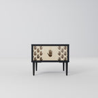 SEE MORE Nightstand in Black Finish