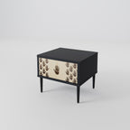 SEE MORE Nightstand in Black Finish