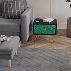 NOSTALGIC MEMORIES Mesa de Cabeceira em Acabamento Preto