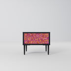 LOVELY MEMORIES Nightstand in Black Finish