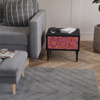 LOVELY MEMORIES Nightstand in Black Finish