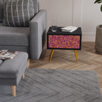 LOVELY MEMORIES Nightstand in Black Finish