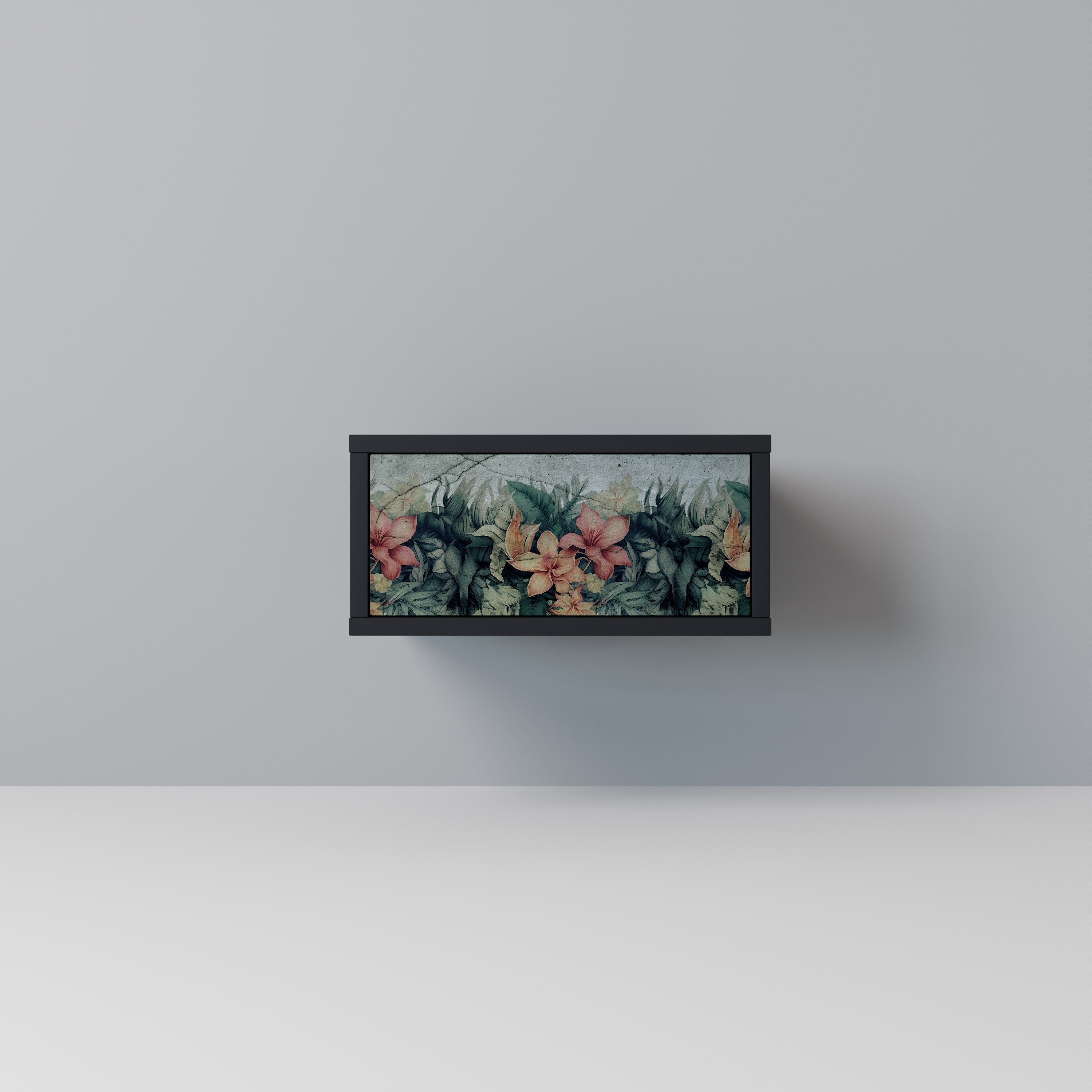 HEAVENLY BLOOM Mesa de Cabeceira em Acabamento Preto