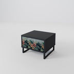 HEAVENLY BLOOM Mesa de Cabeceira em Acabamento Preto