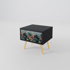 HEAVENLY BLOOM Mesa de Cabeceira em Acabamento Preto