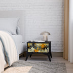 SUNKISSED LILY Mesa de Cabeceira em Acabamento Preto