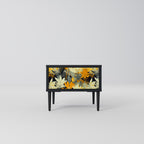 SUNKISSED LILY Mesa de Cabeceira em Acabamento Preto