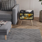 SUNKISSED LILY Mesa de Cabeceira em Acabamento Preto