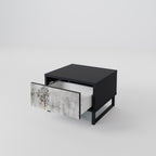FADE IN THE TREES Nightstand in Black Finish