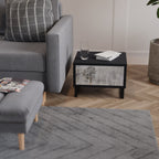 FADE IN THE TREES Nightstand in Black Finish