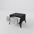 FADE IN THE TREES Nightstand in Black Finish