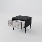 FADE IN THE TREES Nightstand in Black Finish