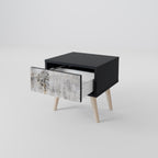 FADE IN THE TREES Nightstand in Black Finish