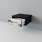 JAPANESE LANDSCAPE Mesa de Cabeceira em Acabamento Preto