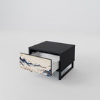 JAPANESE LANDSCAPE Mesa de Cabeceira em Acabamento Preto