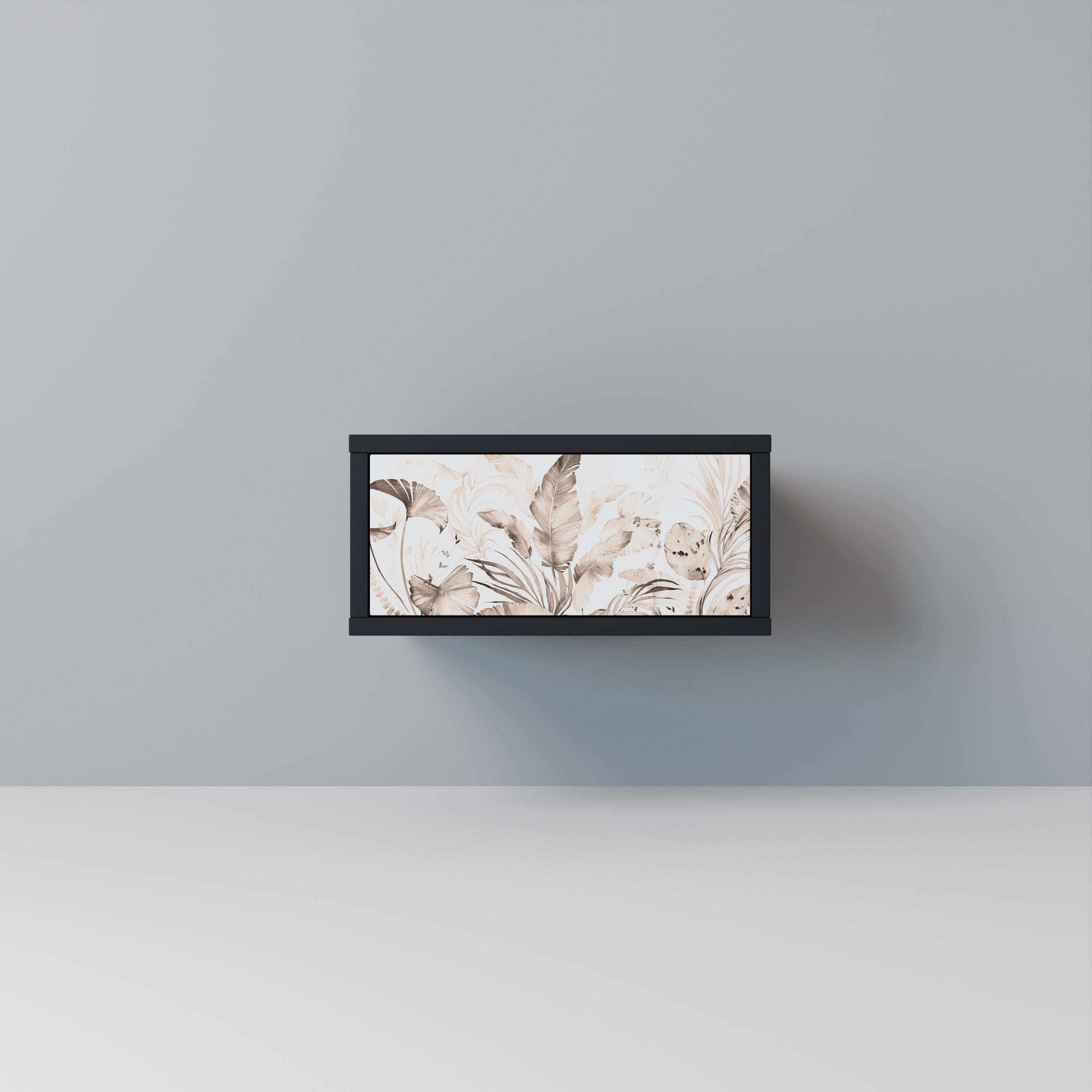 WILD TENDERNESS Mesa de Cabeceira em Acabamento Preto