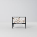 WILD TENDERNESS Mesa de Cabeceira em Acabamento Preto