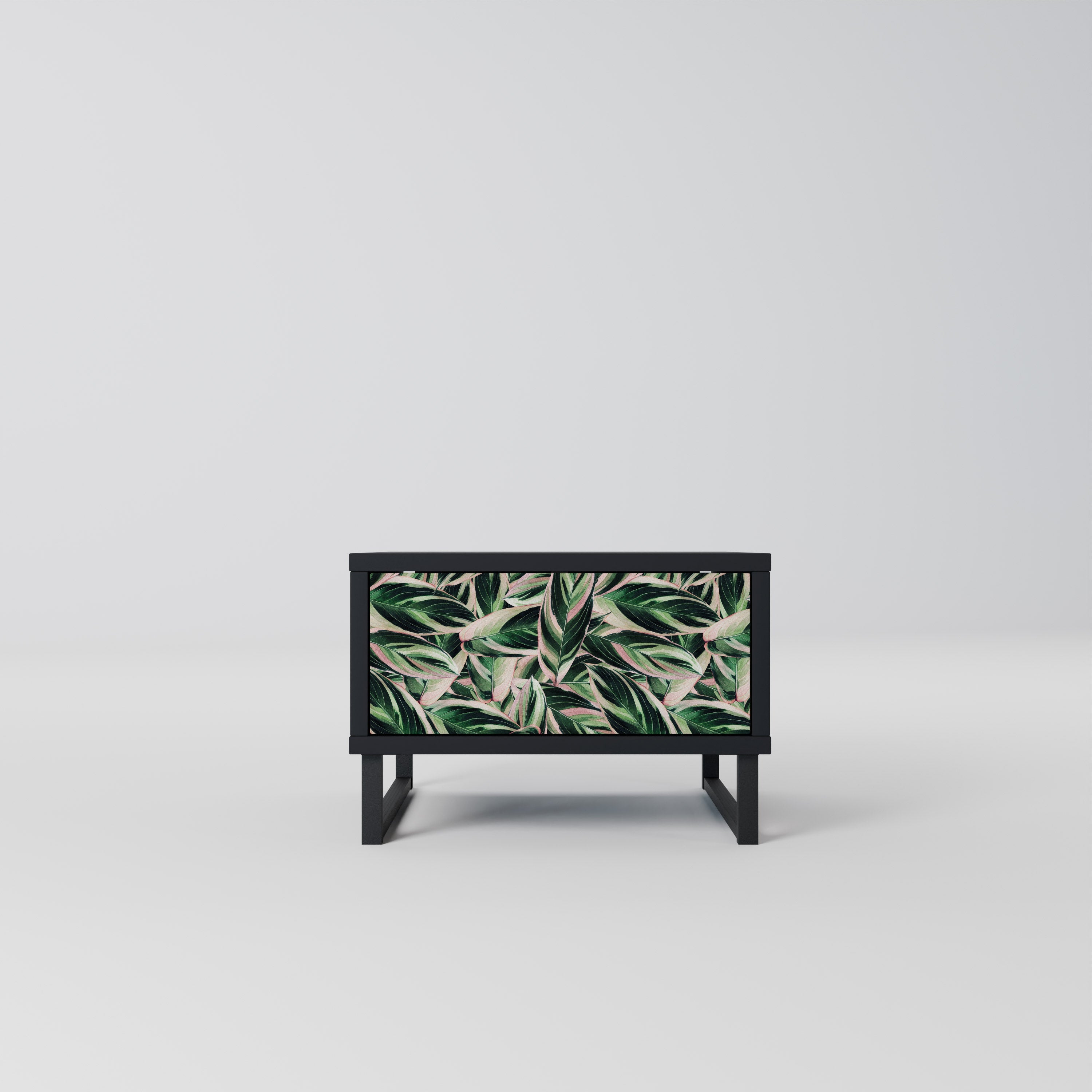 EERIE STROMANTHE Mesa de Cabeceira em Acabamento Preto