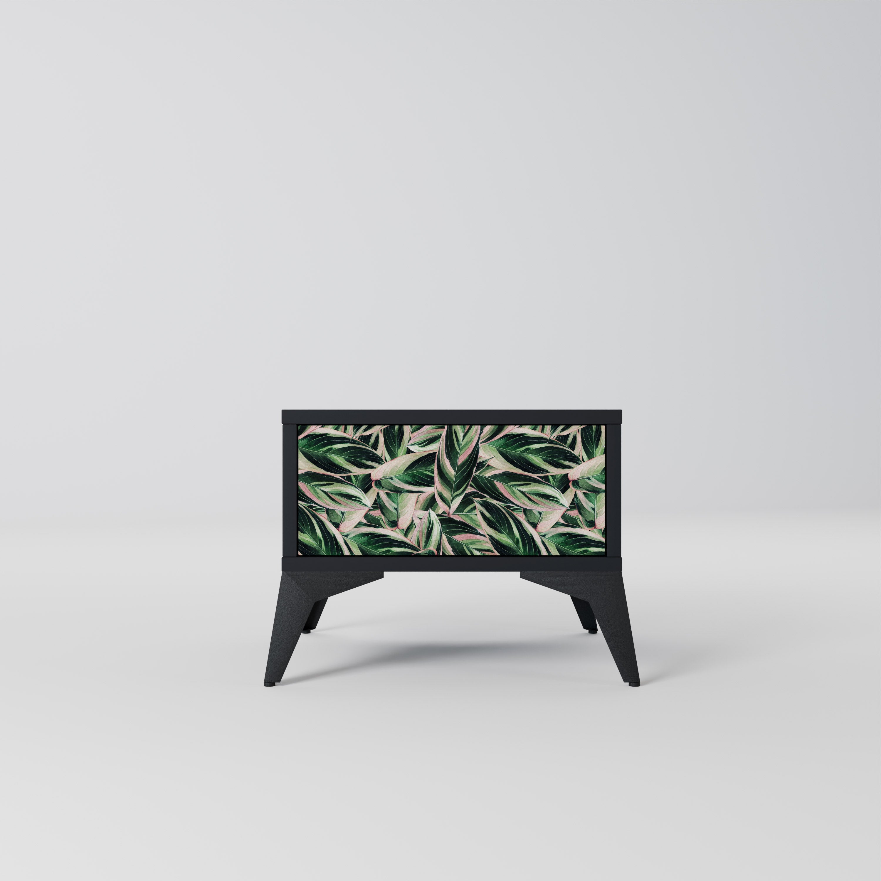 EERIE STROMANTHE Mesa de Cabeceira em Acabamento Preto