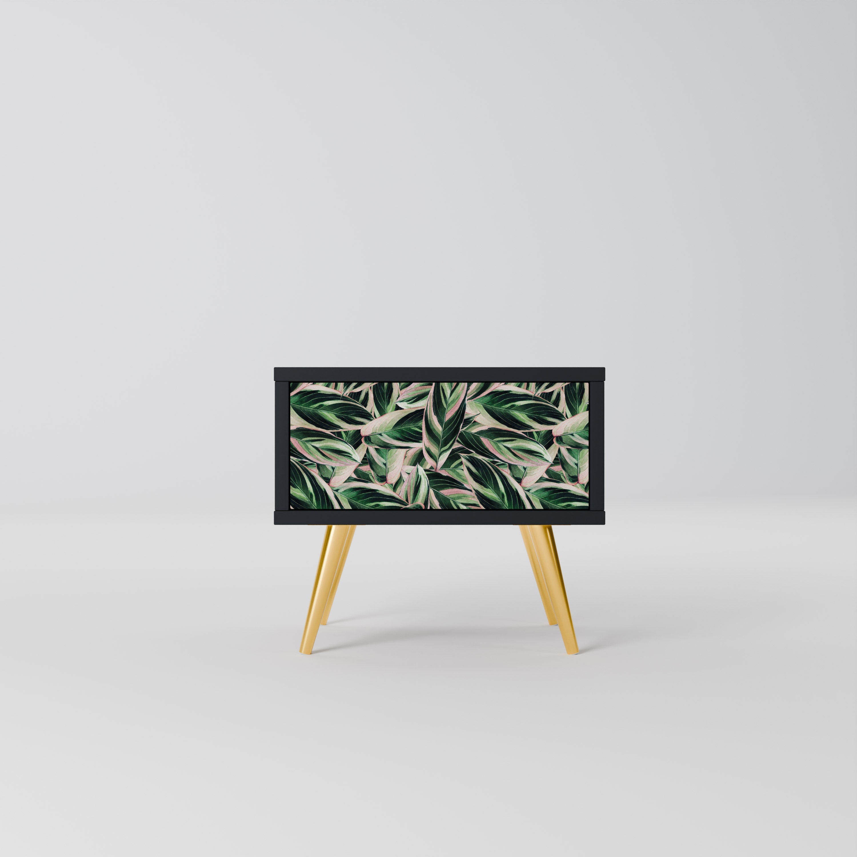 EERIE STROMANTHE Mesa de Cabeceira em Acabamento Preto