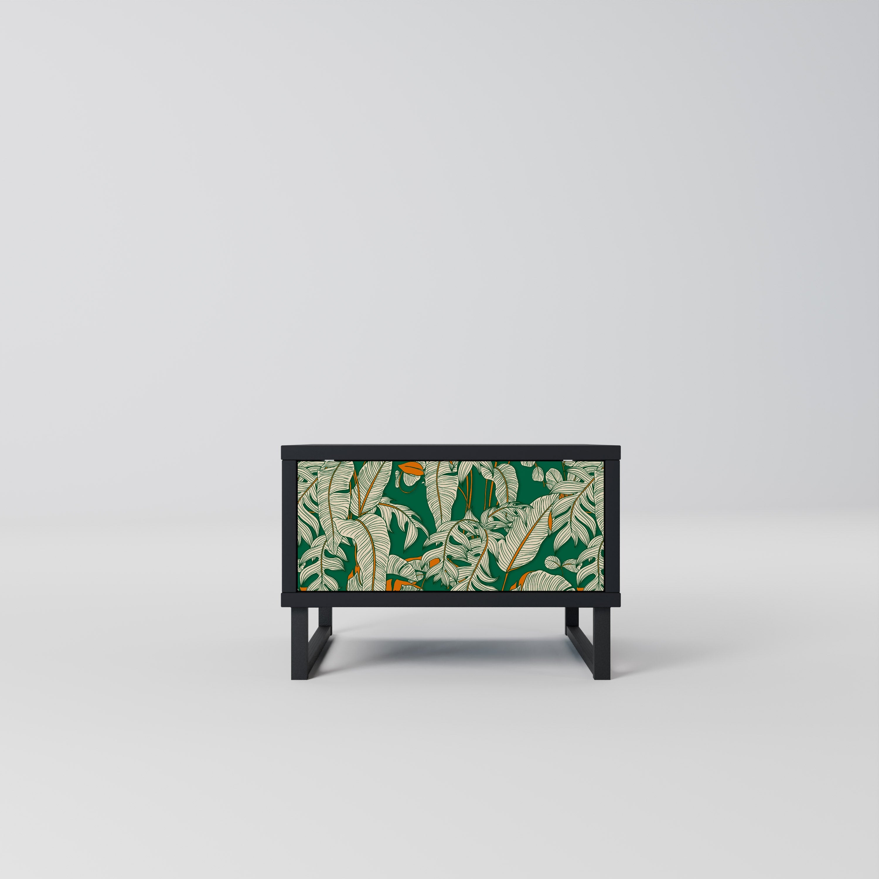 VERDANT PLEASURES Mesa de Cabeceira em Acabamento Preto