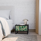 VERDANT PLEASURES Mesa de Cabeceira em Acabamento Preto