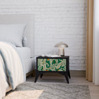 VERDANT PLEASURES Mesa de Cabeceira em Acabamento Preto