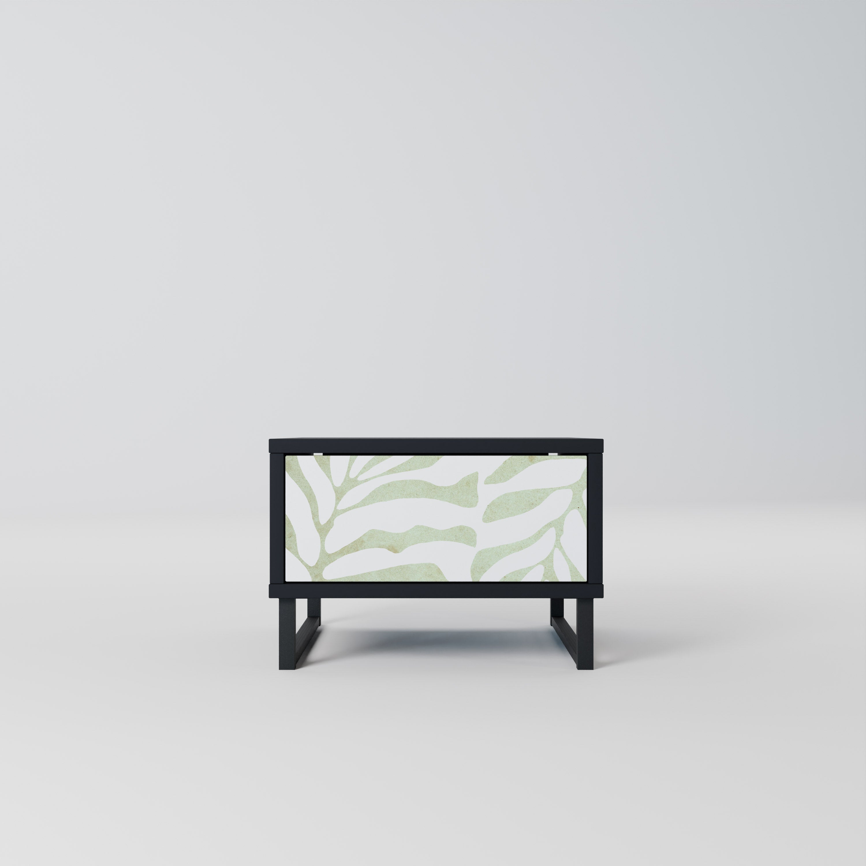 BOTANICAL SPARK Mesa de Cabeceira em Acabamento Preto