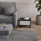 BOTANICAL SPARK Mesa de Cabeceira em Acabamento Preto